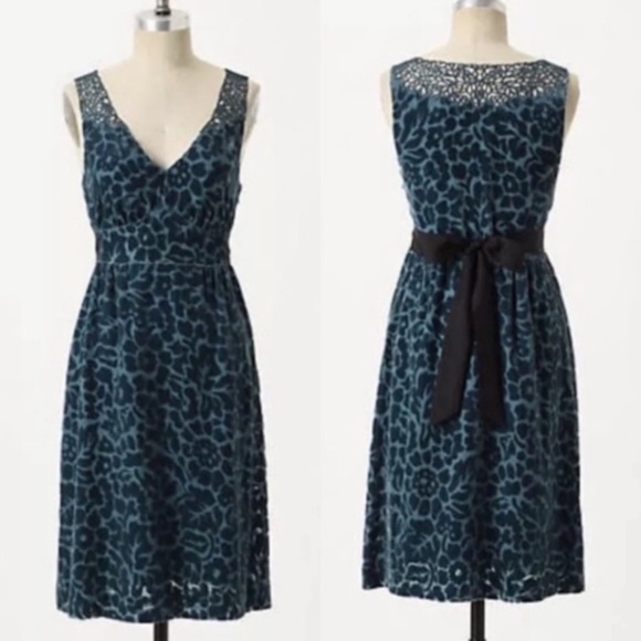 Anthropologie Moulinette Soeurs Matilija Velvet Dress 4 - Picture 2 of 16